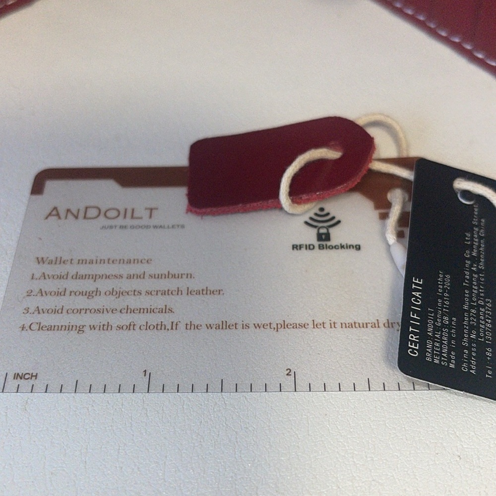 Red Women's Wallet - Picture 7 of 7